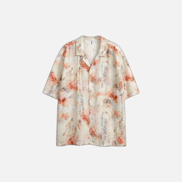 Vibrant Ink Painting Tie Dye Shirt