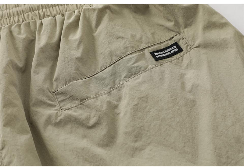Loose Solid Color Sports Shorts