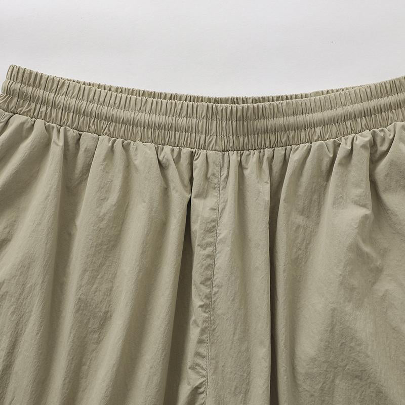 Loose Solid Color Sports Shorts