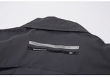 Splicing Color Zip-up Shirt