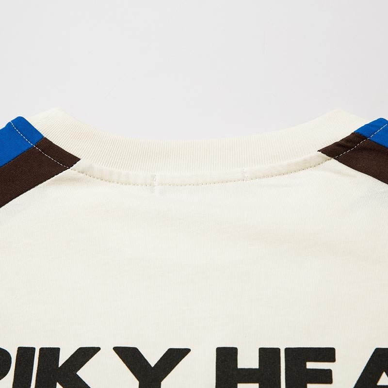 Sports Color Contrast Oversized T-shirt