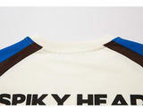 Sports Color Contrast Oversized T-shirt