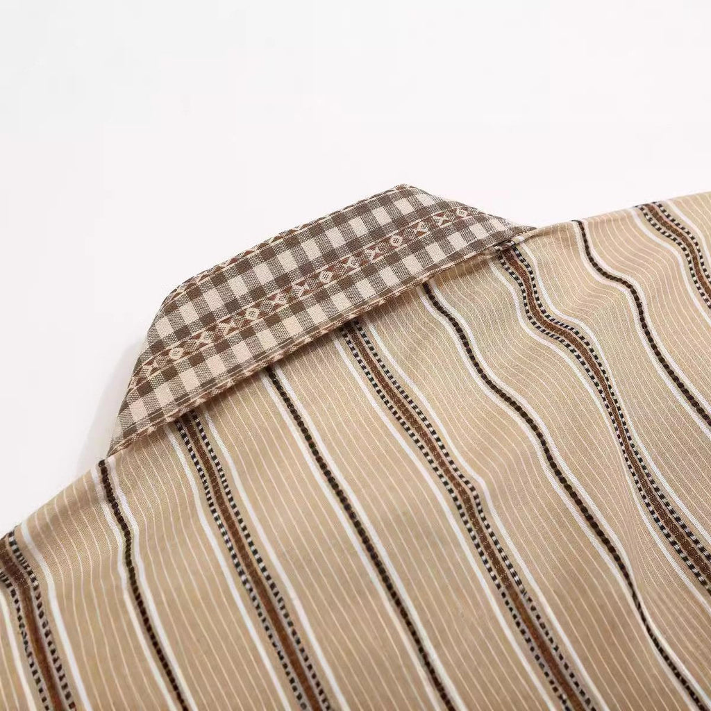 Striped Happy Vibes Shirt