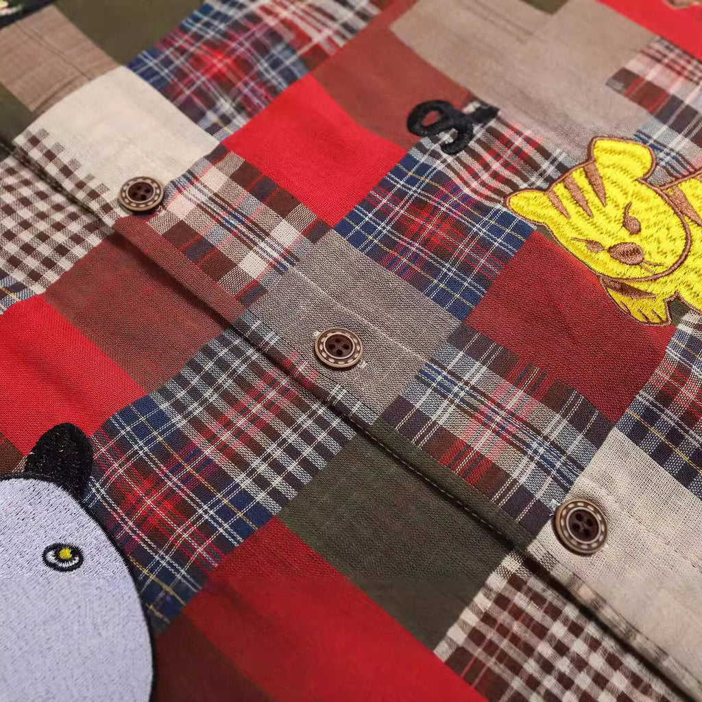 Patchwork Plush Shirt