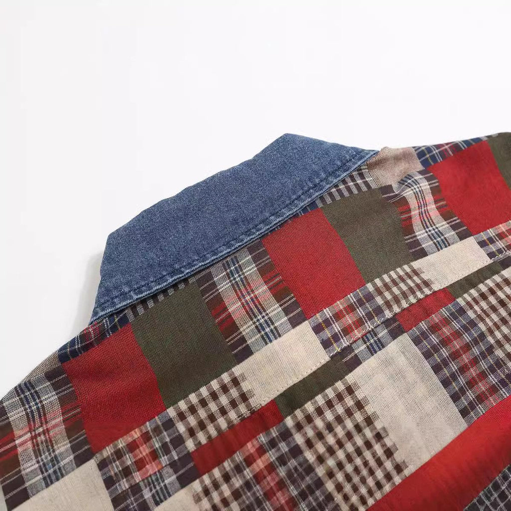 Patchwork Plush Shirt