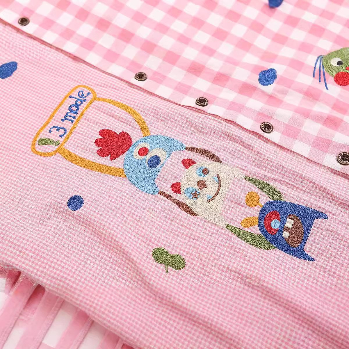 Playful Pals Patchwork Pink Shirt