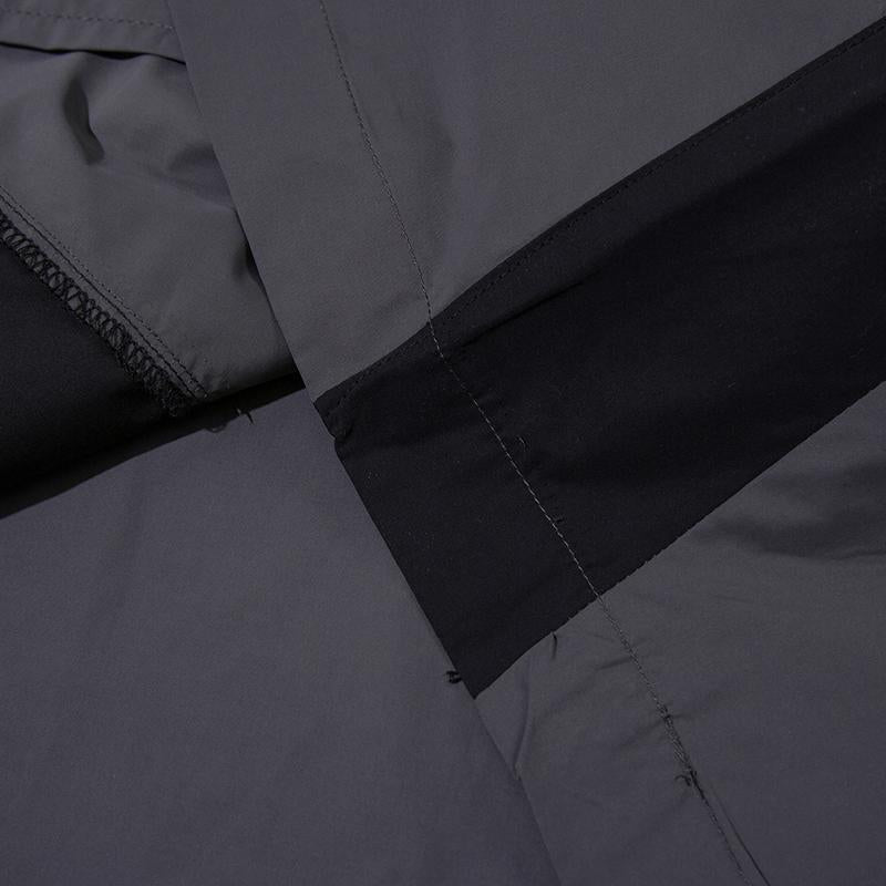 Splicing Color Zip-up Shirt
