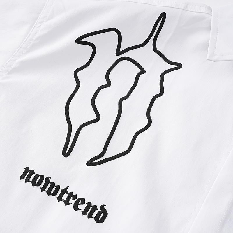 San Andreas Letter Print Shirt