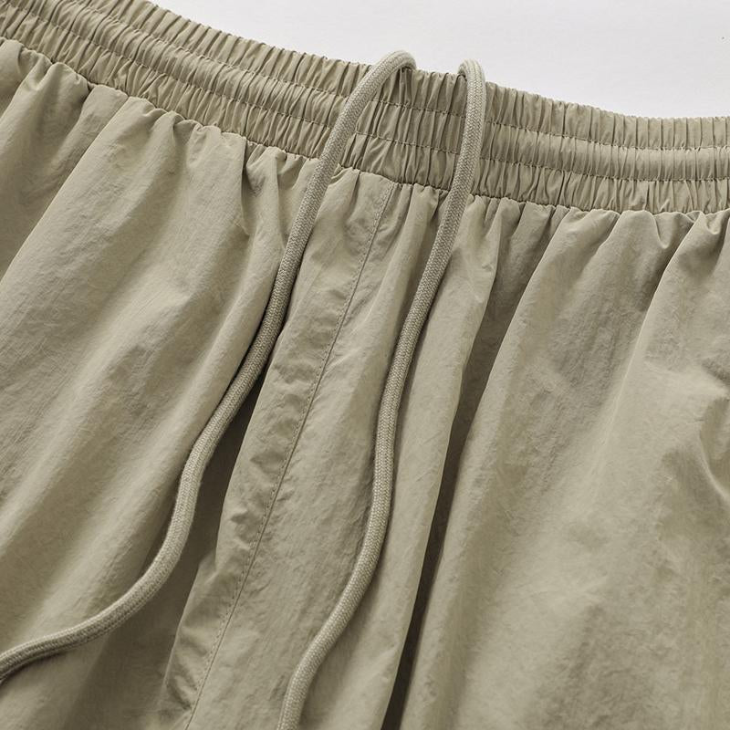 Loose Solid Color Sports Shorts