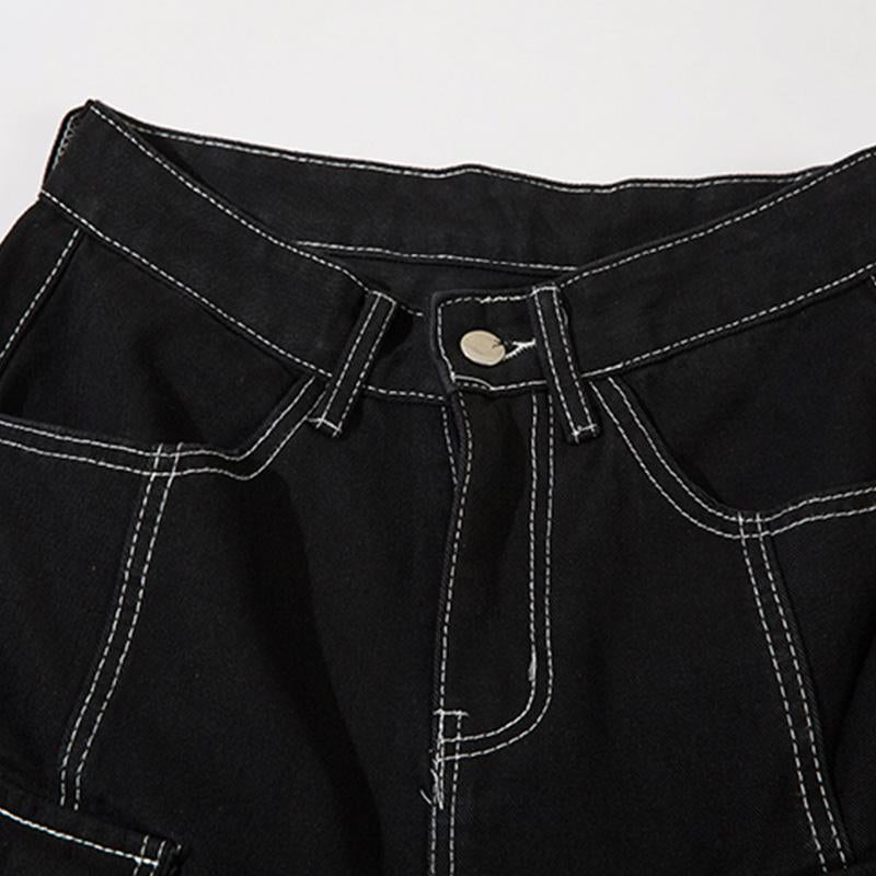 3D Multi-pocket Reflective Cargo Pants