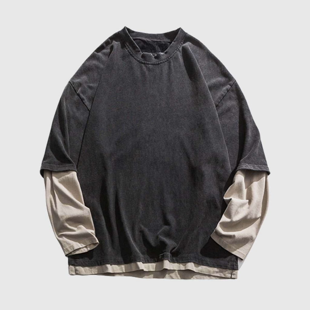 Layered Look Sweatshirt